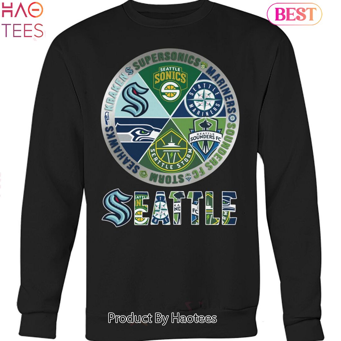 BEST FASHION Steattle Team Sport Champions Unisex T-Shirt BEST FASHION Steattle Team Sport Champions Unisex T-Shirt