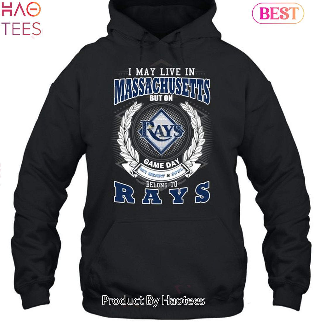 I May Live In Massachusetts But On Game Day My Heart & Soul Belongs To Tampa Bay Rays MLB Unisex T-Shirt I May Live In Massachusetts But On Game Day My Heart & Soul Belongs To Tampa Bay Rays MLB Unisex T-Shirt