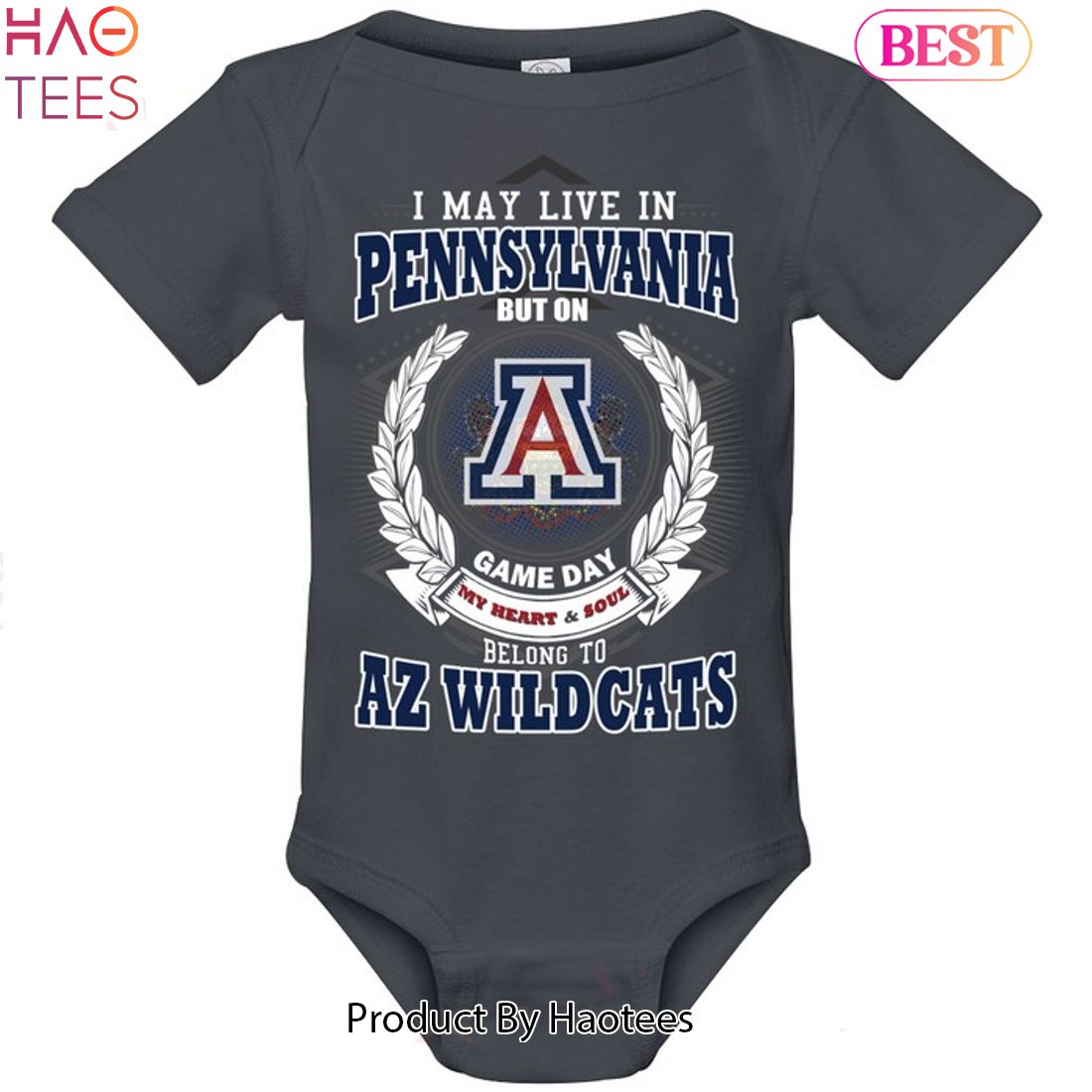 I May Live In Pennsylvania But On Game Day My Heart & Soul Belongs To Arizona Wildcats Unisex T-Shirt I May Live In Pennsylvania But On Game Day My Heart & Soul Belongs To Arizona Wildcats Unisex T-Shirt