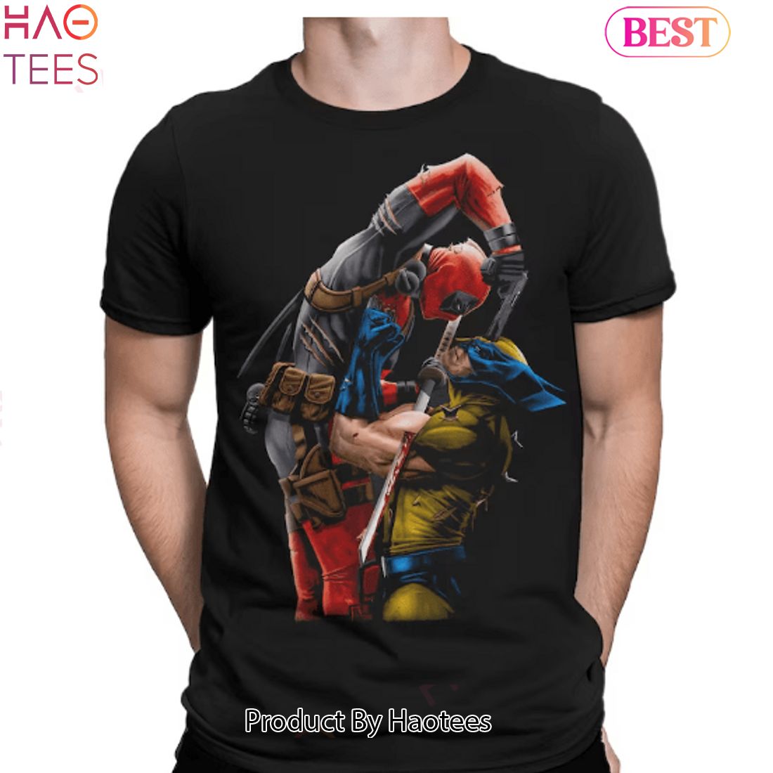 NEW Deadpool Vs Wolverine Unisex T-shirt NEW Deadpool Vs Wolverine Unisex T-shirt