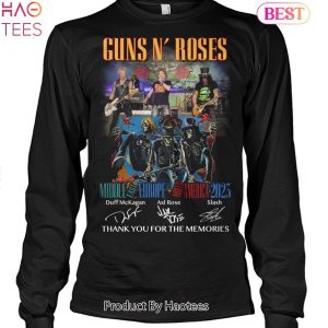 2023 Guns N Roses Thank You For The Memories Unisex T-Shirt