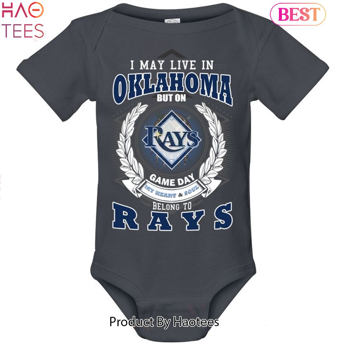 I May Live In Oklahoma But On Game Day My Heart & Soul Belongs To Tampa Bay Rays MLB Unisex T-Shirt I May Live In Oklahoma But On Game Day My Heart & Soul Belongs To Tampa Bay Rays MLB Unisex T-Shirt