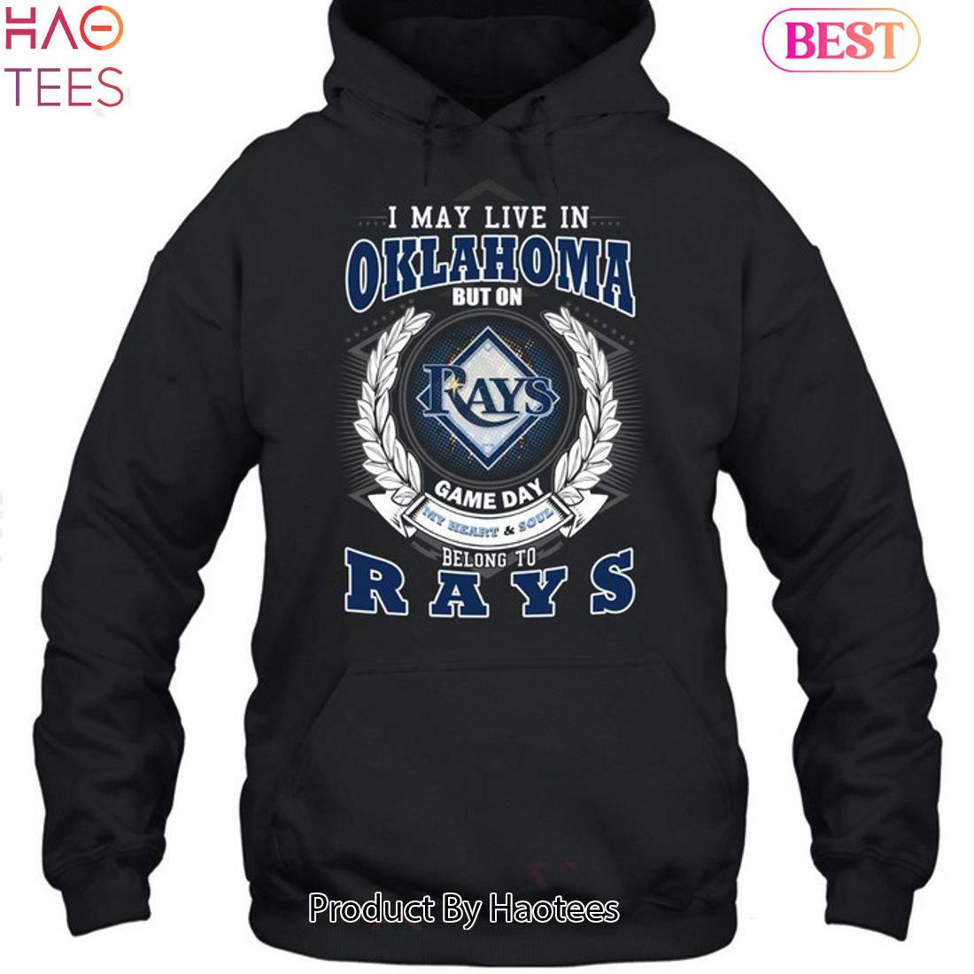 I May Live In Oklahoma But On Game Day My Heart & Soul Belongs To Tampa Bay Rays MLB Unisex T-Shirt I May Live In Oklahoma But On Game Day My Heart & Soul Belongs To Tampa Bay Rays MLB Unisex T-Shirt