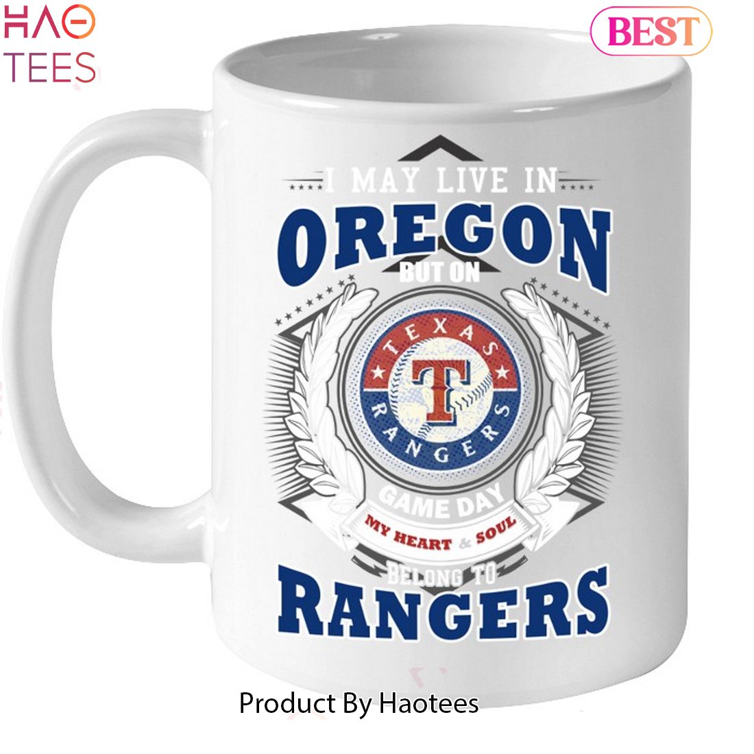 I May Live In Oregon But On Game Day My Heart & Soul Belongs To Texas Rangers MLB Unisex T-Shirt I May Live In Oregon But On Game Day My Heart & Soul Belongs To Texas Rangers MLB Unisex T-Shirt