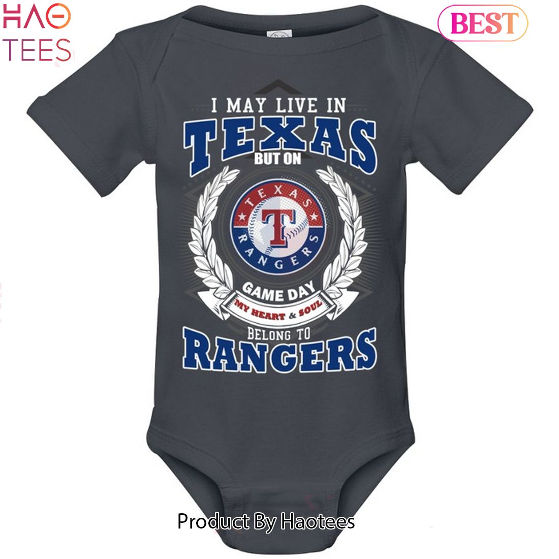 I May Live In Texas But On Game Day My Heart & Soul Belongs To Texas Rangers MLB Unisex T-Shirt I May Live In Texas But On Game Day My Heart & Soul Belongs To Texas Rangers MLB Unisex T-Shirt