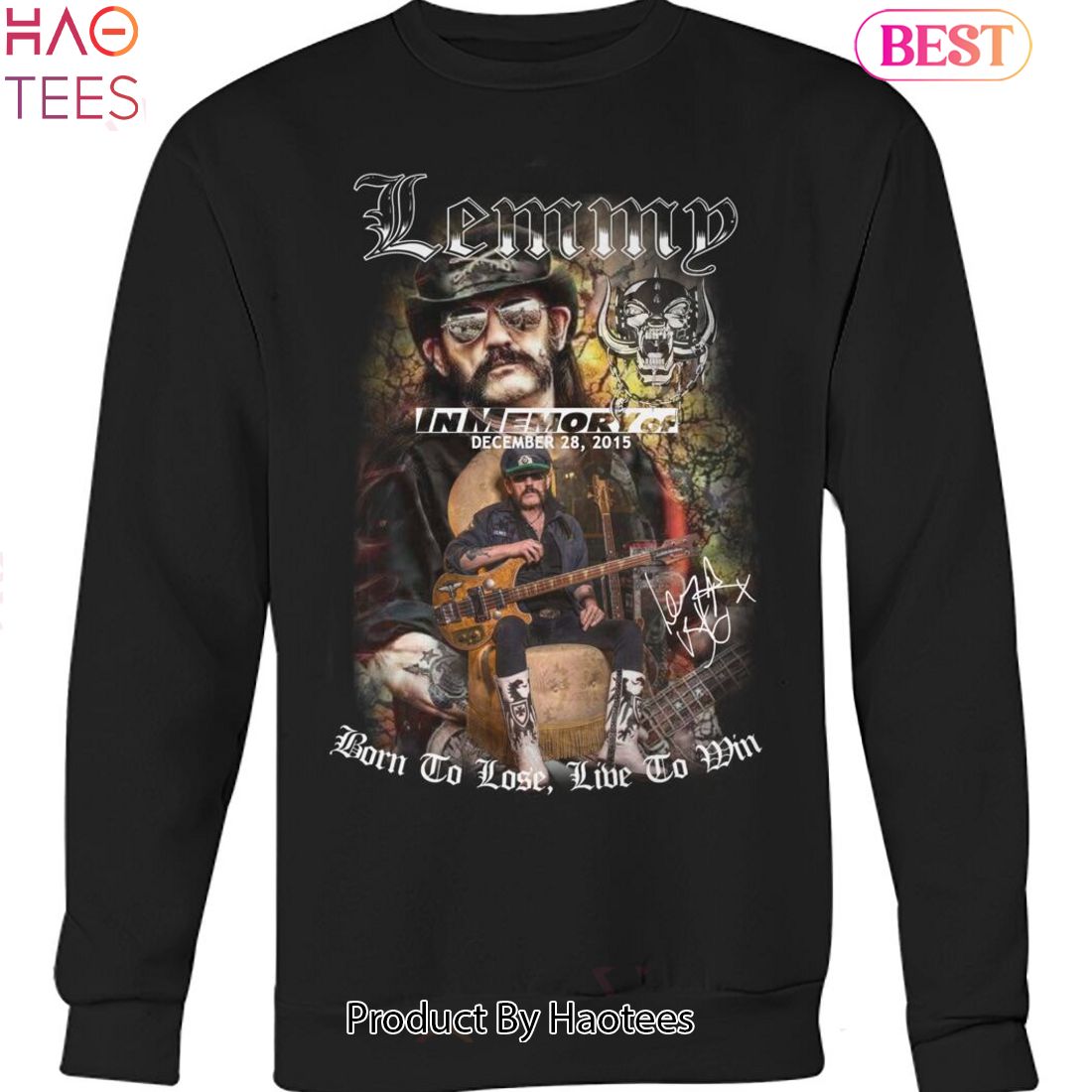 Lemmy In Memory Of December 28 2015 Unisex T-Shirt Lemmy In Memory Of December 28 2015 Unisex T-Shirt