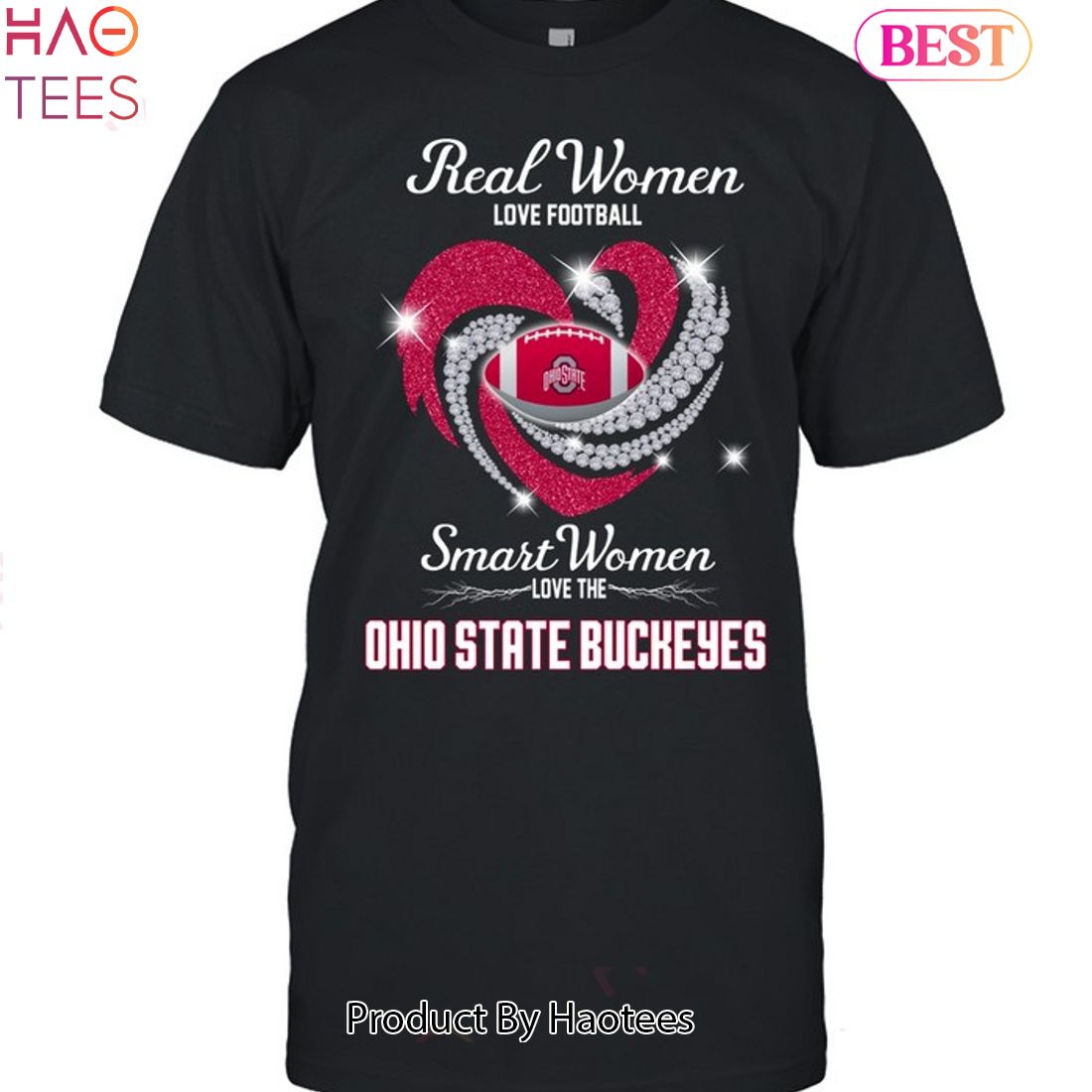 NEW Fashion 2023 Real Women Love Football Smart Women Love The Ohio State Buckeyes Unisex T-Shirt NEW Fashion 2023 Real Women Love Football Smart Women Love The Ohio State Buckeyes Unisex T-Shirt