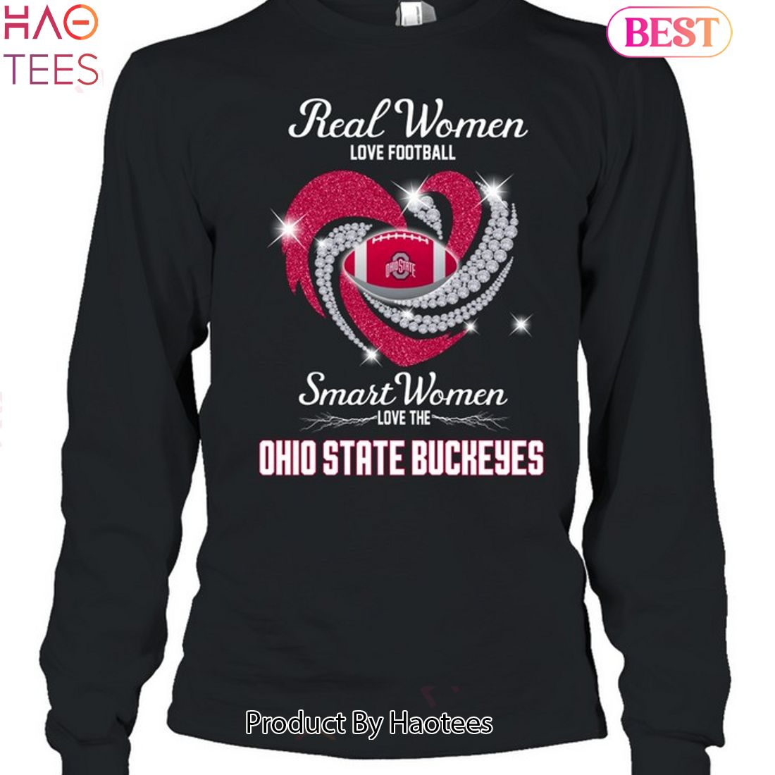 NEW Fashion 2023 Real Women Love Football Smart Women Love The Ohio State Buckeyes Unisex T-Shirt NEW Fashion 2023 Real Women Love Football Smart Women Love The Ohio State Buckeyes Unisex T-Shirt