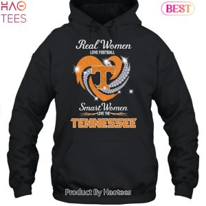 NEW Fashion 2023 Real Women Love Football Smart Women Love The Tennessee Volunteers Unisex T-Shirt