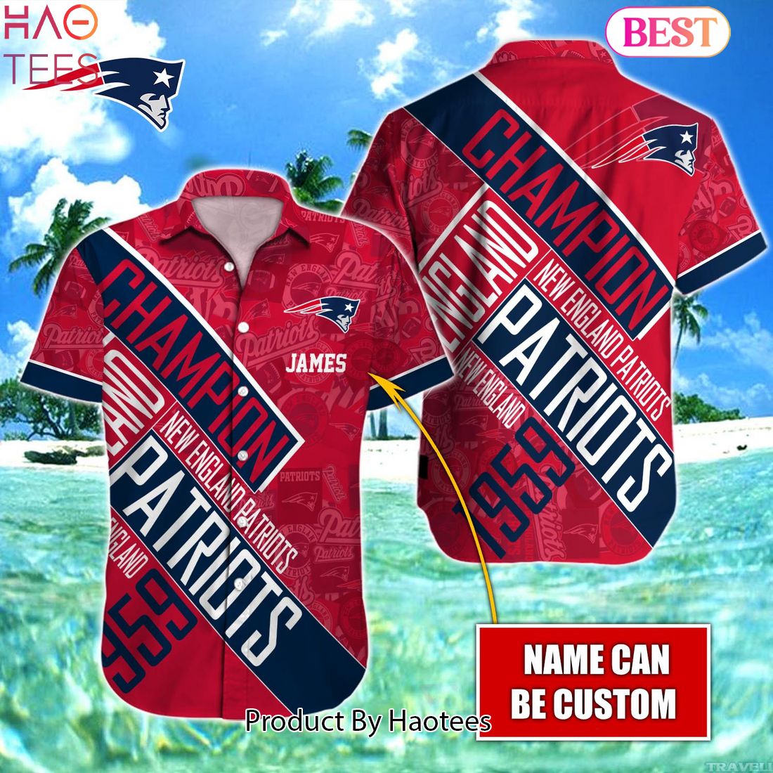 HOT FASHION NFL New England Patriots Hawaiian Shirt Hot Trending Summer 2023