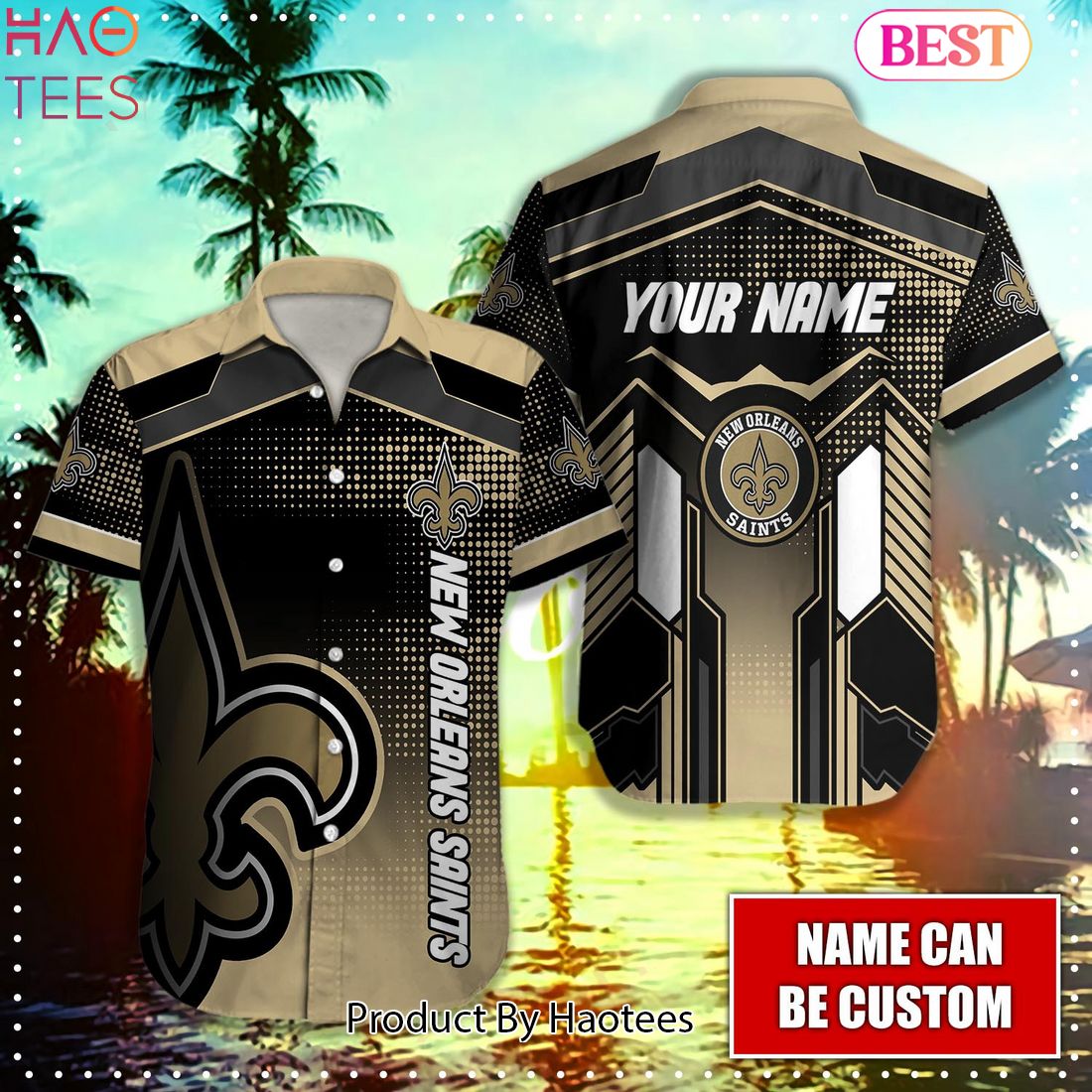 NEW FASHION NFL New Orleans Saints Hawaiian Shirt Hot Summer 2023 NEW FASHION NFL New Orleans Saints Hawaiian Shirt Hot Summer 2023