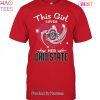 2023 This Girl Love Her Ohio State Buckeyes Unisex T-Shirt