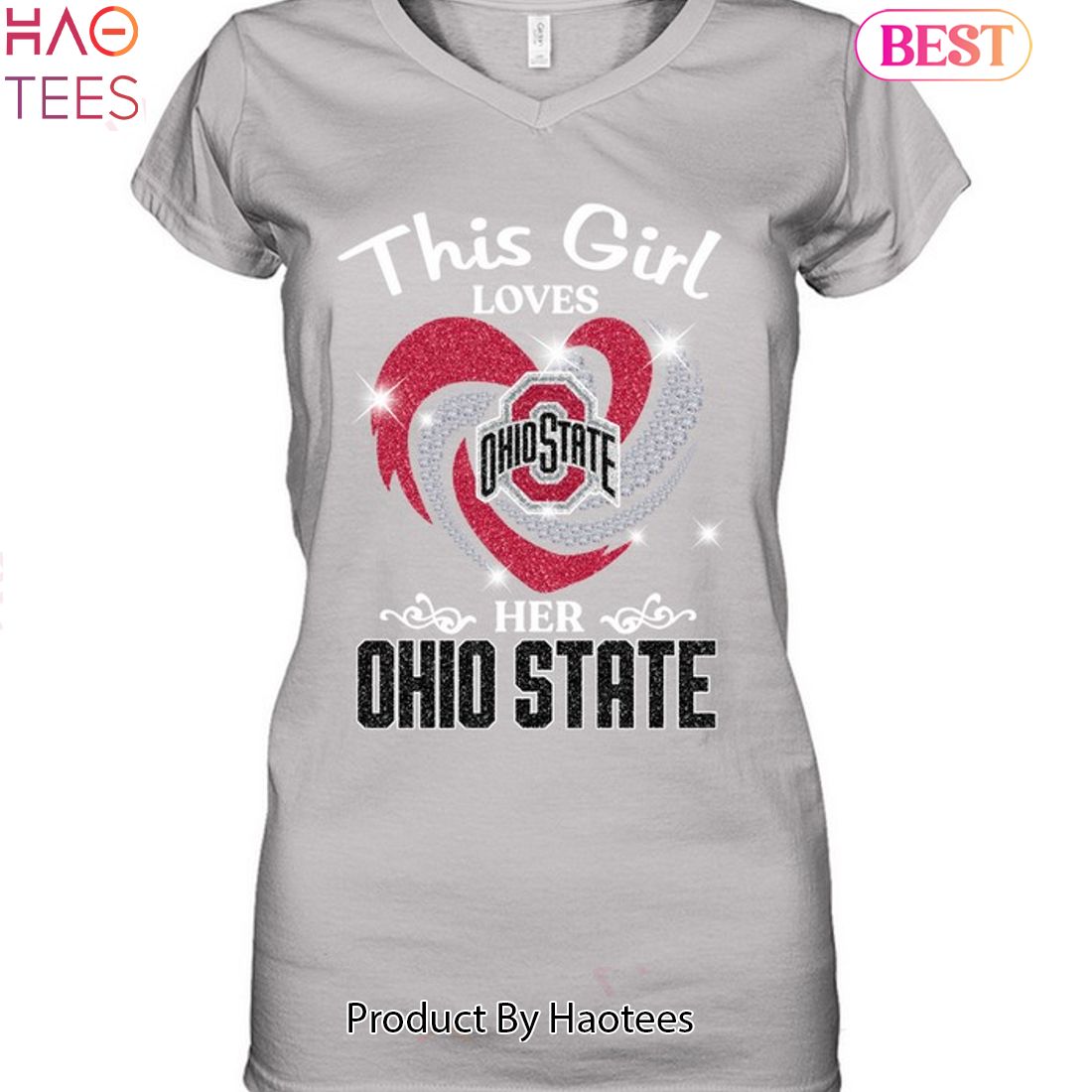 2023 This Girl Love Her Ohio State Buckeyes Unisex T-Shirt 2023 This Girl Love Her Ohio State Buckeyes Unisex T-Shirt