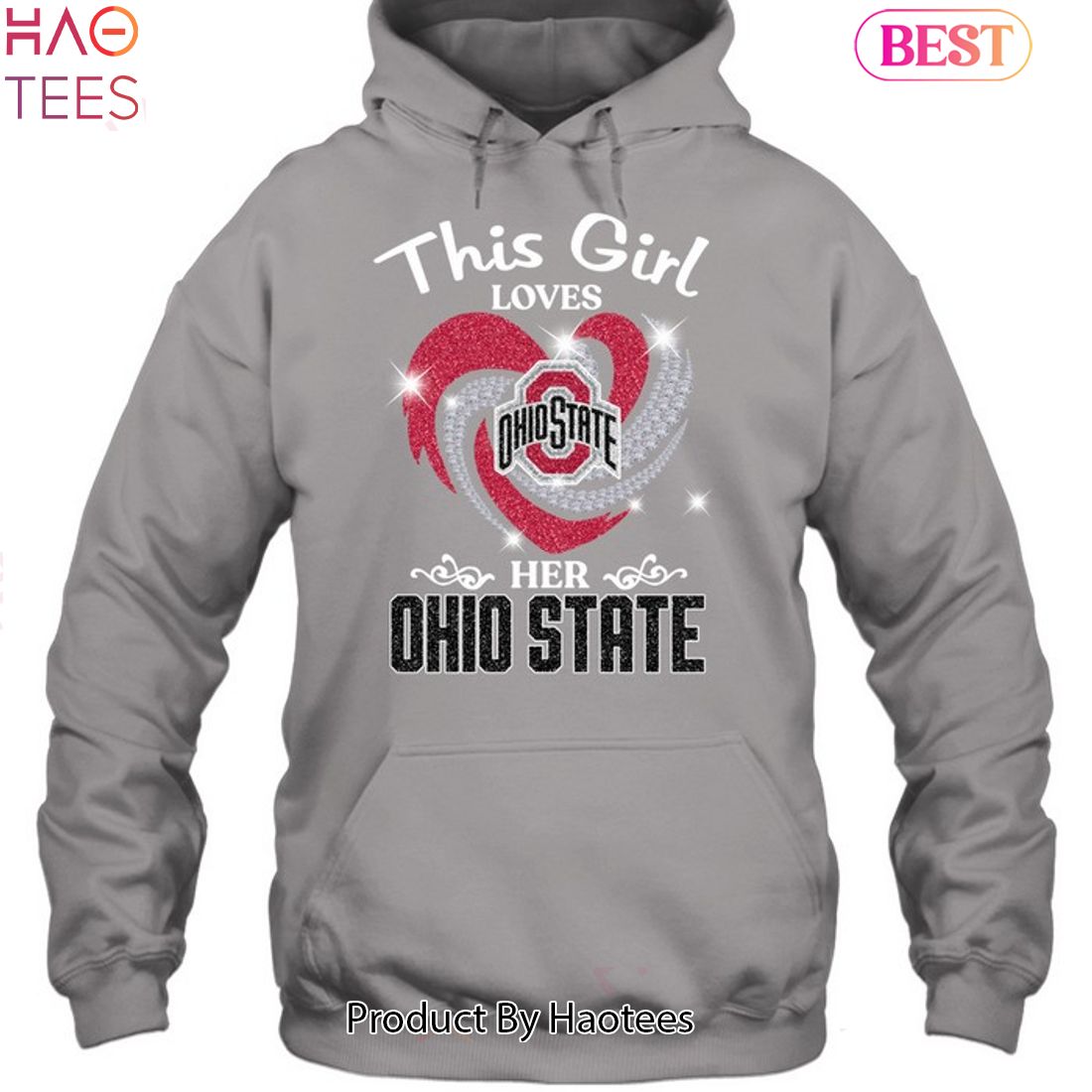 2023 This Girl Love Her Ohio State Buckeyes Unisex T-Shirt 2023 This Girl Love Her Ohio State Buckeyes Unisex T-Shirt