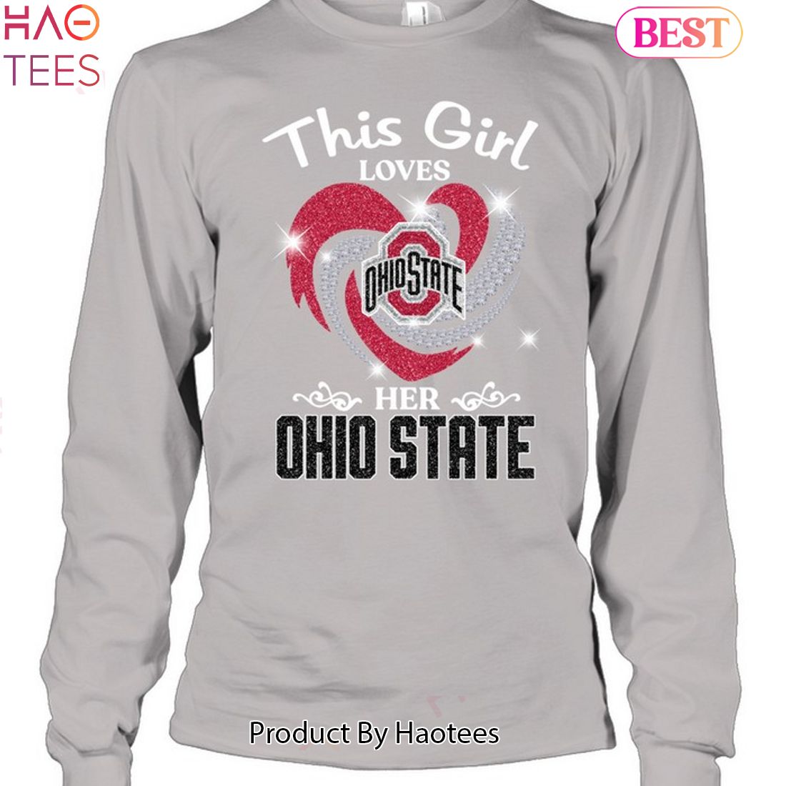 2023 This Girl Love Her Ohio State Buckeyes Unisex T-Shirt 2023 This Girl Love Her Ohio State Buckeyes Unisex T-Shirt