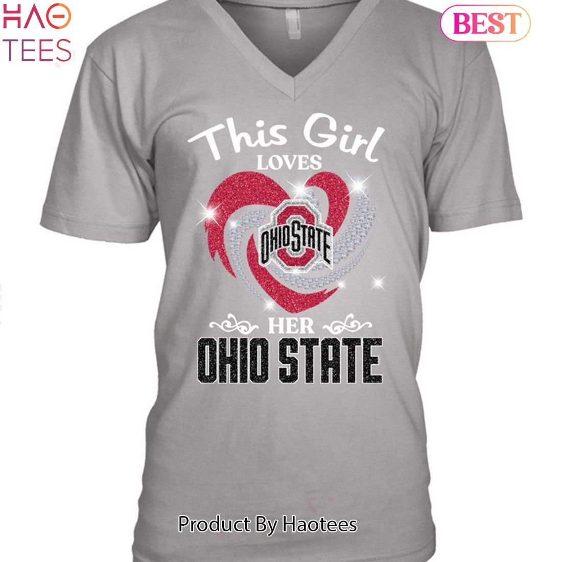 2023 This Girl Love Her Ohio State Buckeyes Unisex T-Shirt 2023 This Girl Love Her Ohio State Buckeyes Unisex T-Shirt