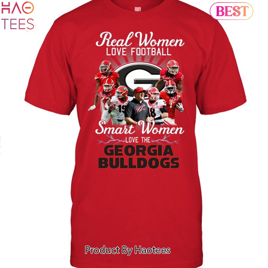 HOT Fashion Real Women Love Football Smart Women Love The Georgia Bulldogs 2023 Unisex T-Shirt HOT Fashion Real Women Love Football Smart Women Love The Georgia Bulldogs 2023 Unisex T-Shirt