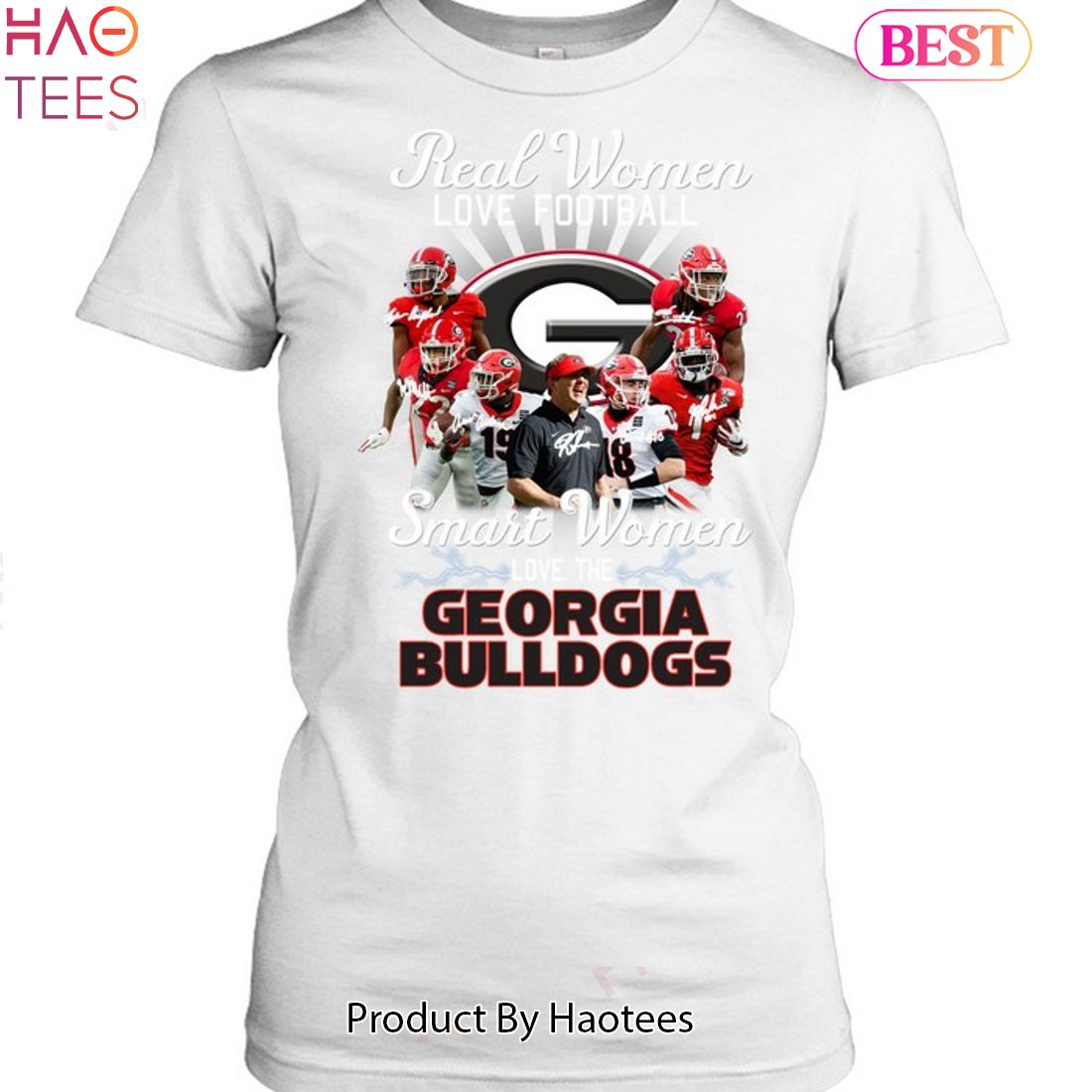 HOT Fashion Real Women Love Football Smart Women Love The Georgia Bulldogs 2023 Unisex T-Shirt HOT Fashion Real Women Love Football Smart Women Love The Georgia Bulldogs 2023 Unisex T-Shirt
