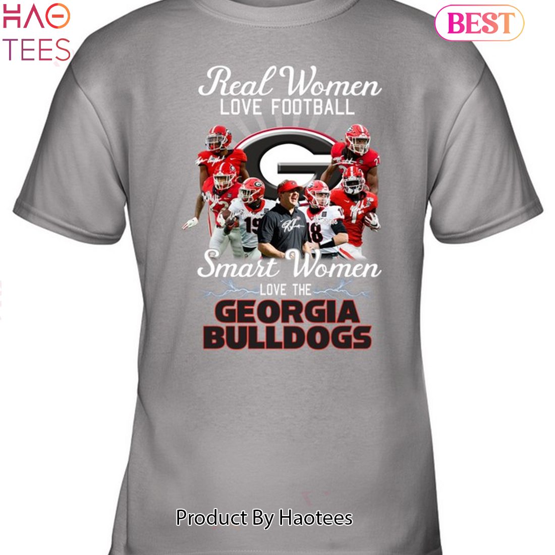 HOT Fashion Real Women Love Football Smart Women Love The Georgia Bulldogs 2023 Unisex T-Shirt HOT Fashion Real Women Love Football Smart Women Love The Georgia Bulldogs 2023 Unisex T-Shirt