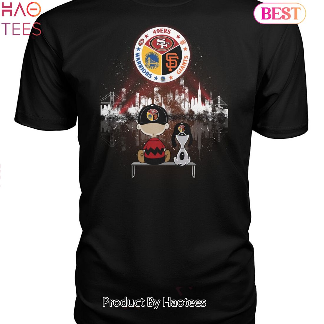 San Francisco 49ers Warriors Giants teams logo 2023 T-shirt