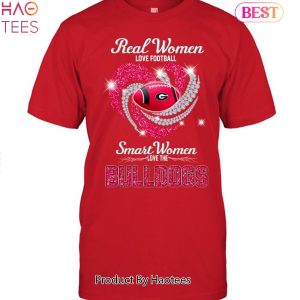 NEW Fashion Real Women Love Football Smart Women Love The Georgia Bulldogs 2023 Unisex T-Shirt