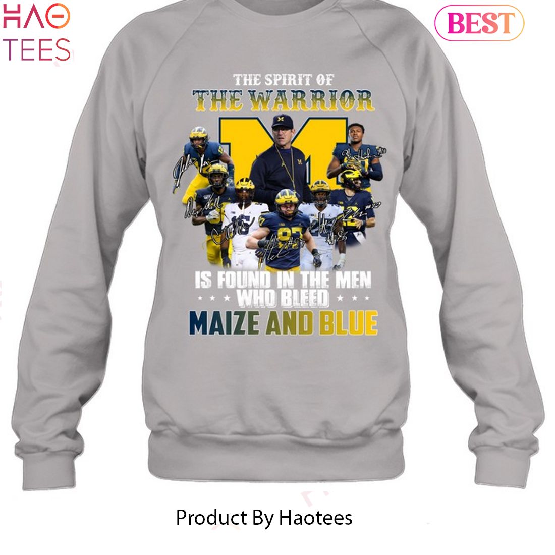 The Spirit Of The Warrior Is Found In The Men Who Bleed Maize And Blue Michigan Wolverines 2023 Unisex T-Shirt The Spirit Of The Warrior Is Found In The Men Who Bleed Maize And Blue Michigan Wolverines 2023 Unisex T-Shirt