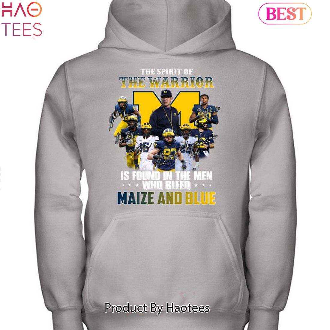 The Spirit Of The Warrior Is Found In The Men Who Bleed Maize And Blue Michigan Wolverines 2023 Unisex T-Shirt The Spirit Of The Warrior Is Found In The Men Who Bleed Maize And Blue Michigan Wolverines 2023 Unisex T-Shirt