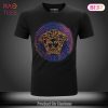 [NEW FASHION] Versace Medusa Yellow Black Luxury Brand Premium T-Shirt Outfit For Men Women