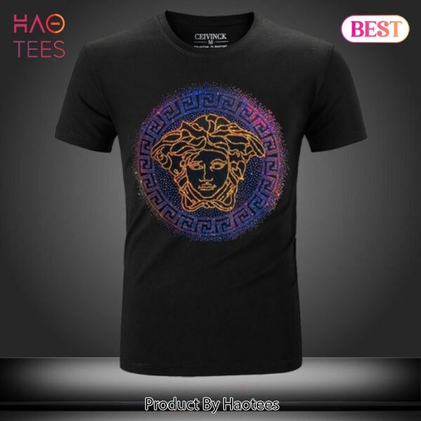BEST Versace Black Unisex T-Shirt All Over Printed