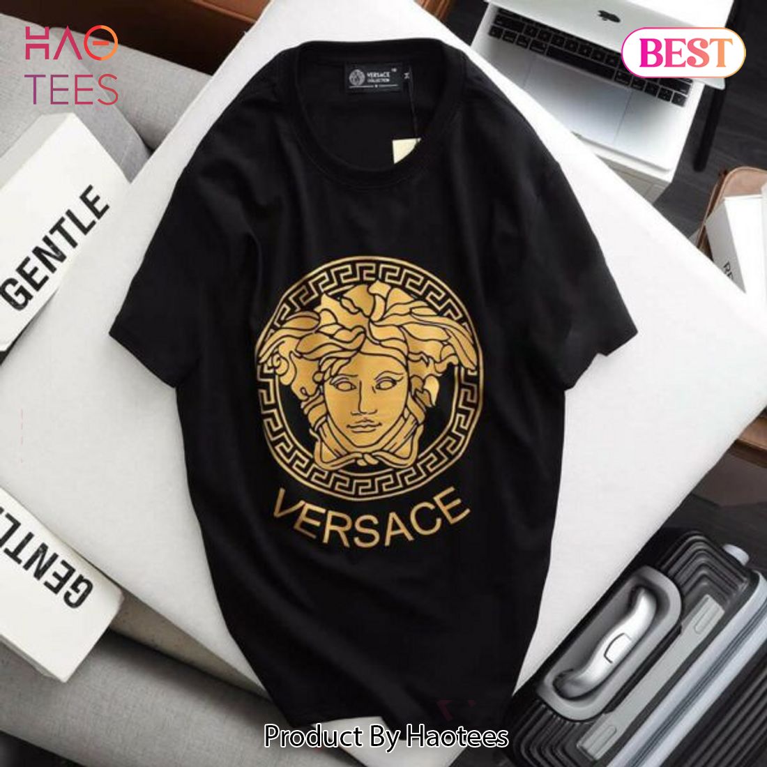 BEST Versace Black Unisex T-Shirt POD Design BEST Versace Black Unisex T-Shirt POD Design