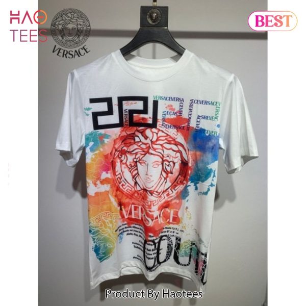 HOT Versace Colorful Unisex T-Shirt Limited Edition
