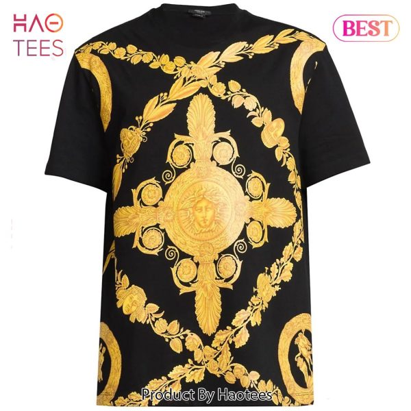 NEW Versace Gold Black Unisex T-Shirt