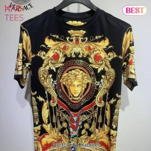 NEW Versace Gold Unisex T-Shirt All Over Printed