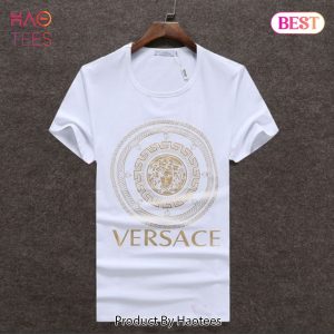 NEW Versace White Unisex T-Shirt All Over Printed