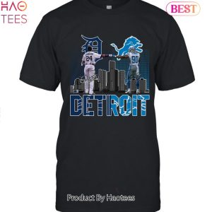 Detroit lions And Detroit Tigers Legend Champion Unisex T-Shirt