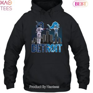 Detroit lions And Detroit Tigers Legend Champion Unisex T-Shirt