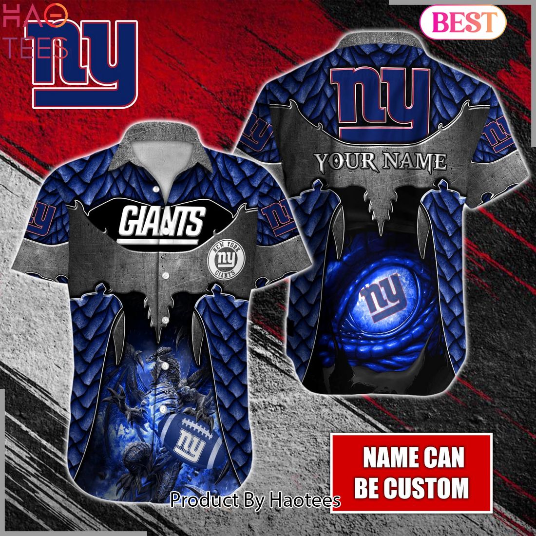 HOT FASHION NFL New York Giants Hawaiian Shirt Hot Summer 2023