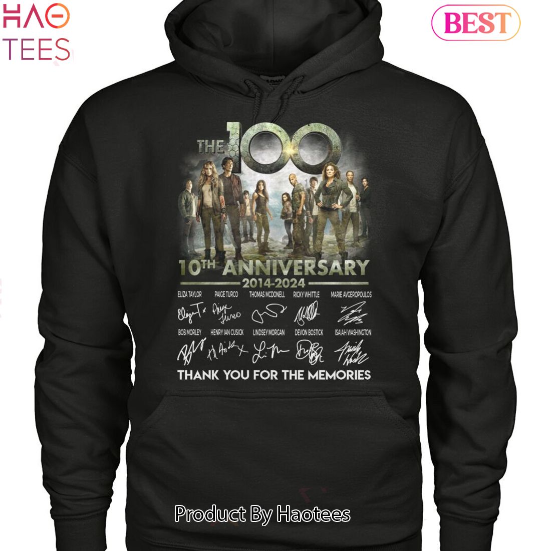 10 Anniversary 2014 2024 The 100 Thank You For The Memories Unisex