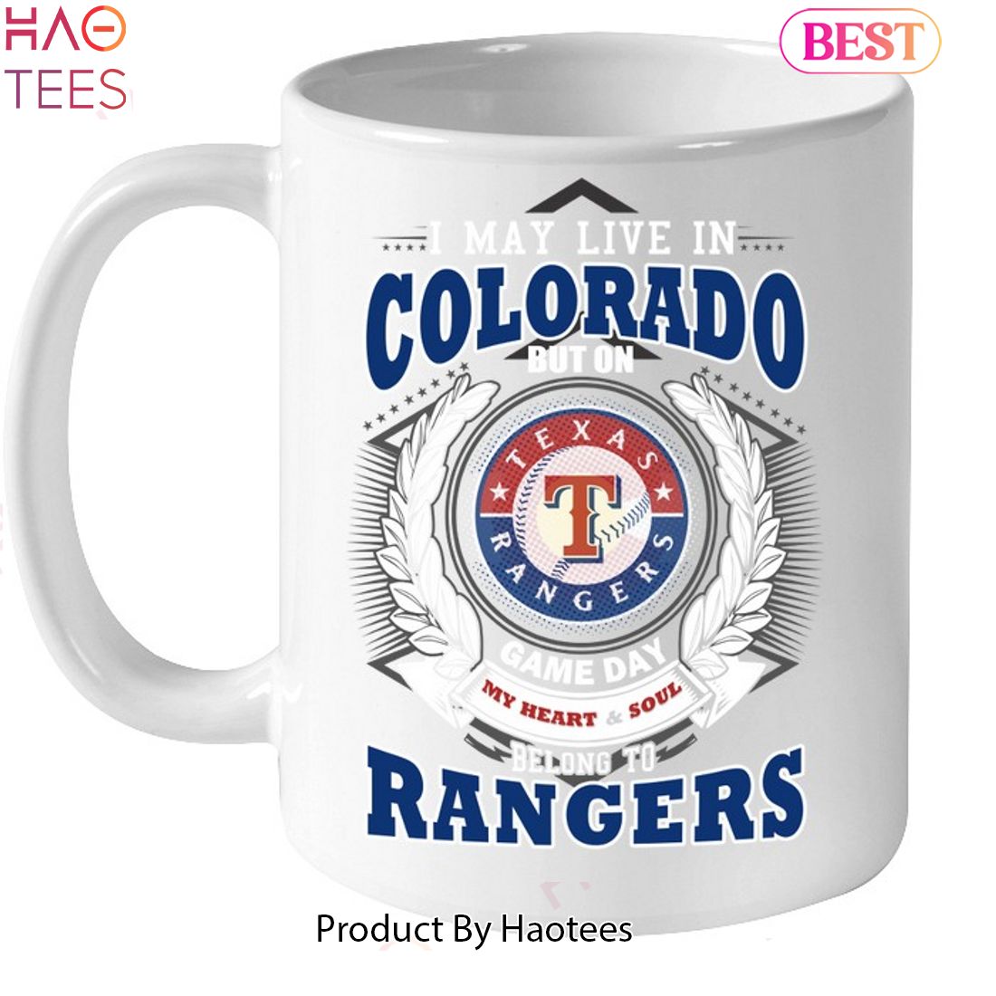 Texas Rangers Baseball Coffee Mug Official