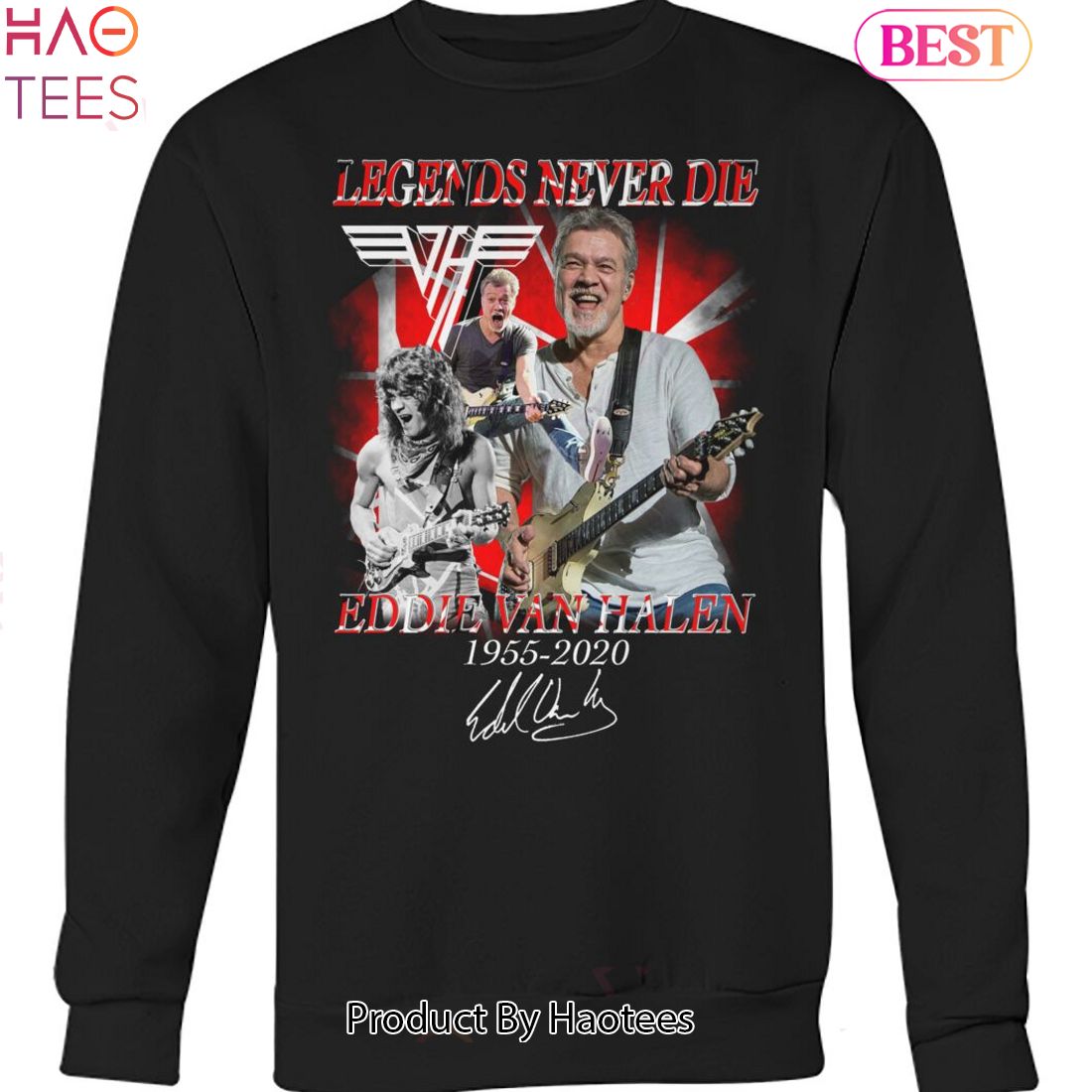 Legends Never Die Eddie Van Halen 1955 Unisex T-Shirt Legends Never Die Eddie Van Halen 1955 Unisex T-Shirt