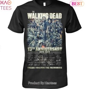 The Walking Dead 13th Anniversary 2010-2023 Thank You For The Memories Unisex T-Shirt