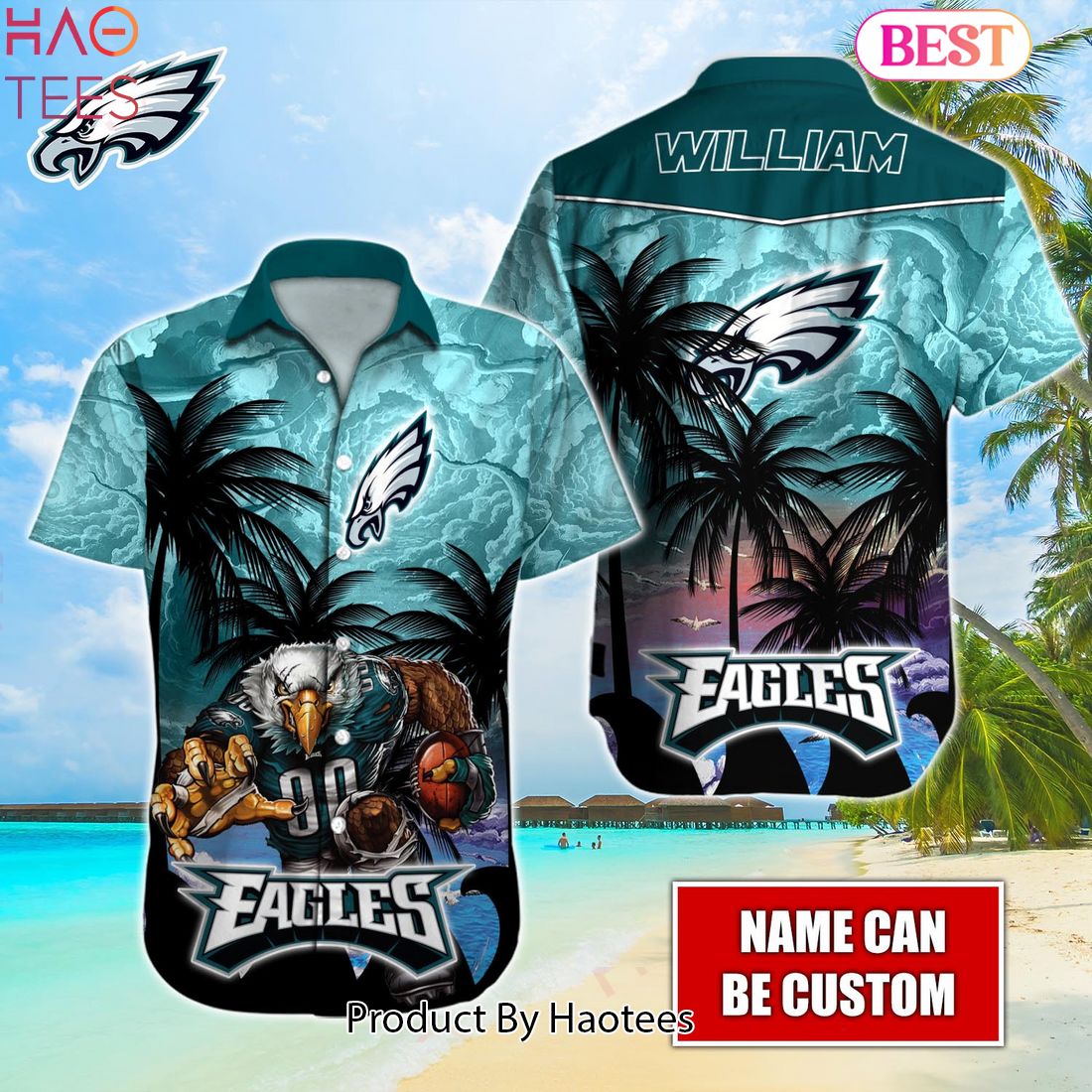Philadelphia Eagles Custom Name Baseball Jersey NFL Shirt Best