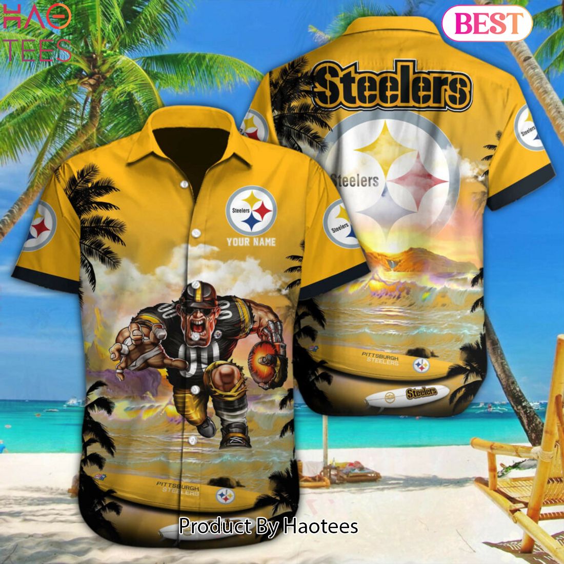 Pittsburgh Steelers 2023 Trending Aloha Hawaiian Shirt - Limotees