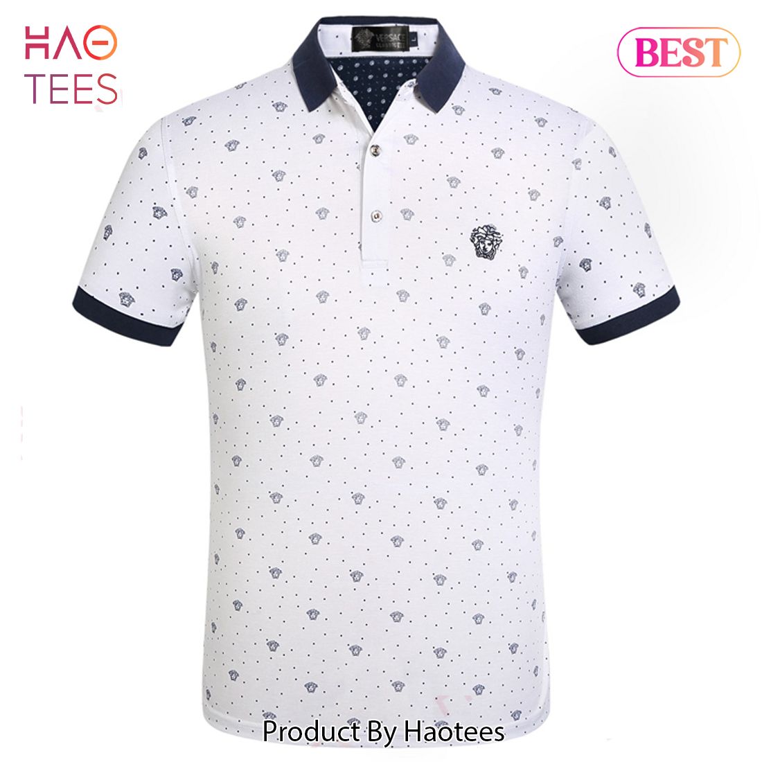 HOT Versace White Polo Shirt Limited Edition HOT Versace White Polo Shirt Limited Edition