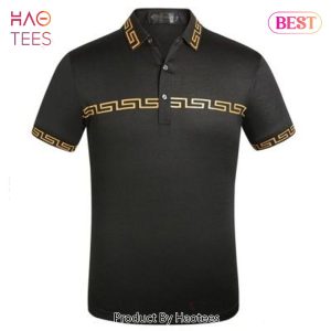 LUXURY Versace Black Polo Shirt Hot Trend 2023