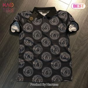 LUXURY Versace Black Polo Shirt POD Design