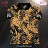 LUXURY Versace Gold Polo Shirt Limited Edition