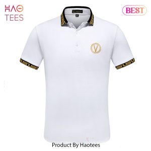 LUXURY Versace White Polo Shirt Limited Edition