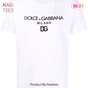 NEW D&G Black White T-Shirt All Over Printed