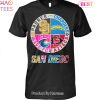 NEW San Diego Team Sport Padres – Chargers – Wave FC And Aztecs Unisex T-Shirt
